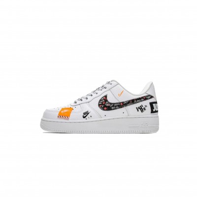 NIKE AIR FORCE 1 LOW JUST DO LT PACK WHITE BLACK AR7719-100